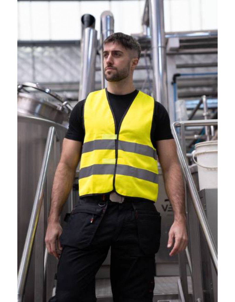 Vestă de lucru cu elemente reflectorizante